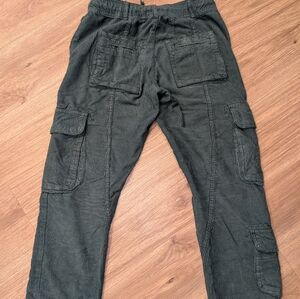 Dark Green Cargo Pants Corduroy